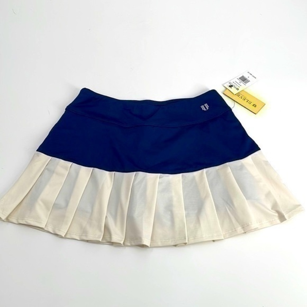 NWT Eleven by Venus Williams blue & off white tennis skort small